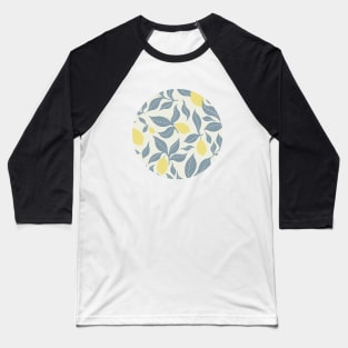 Summer Lemon Pattern Baseball T-Shirt